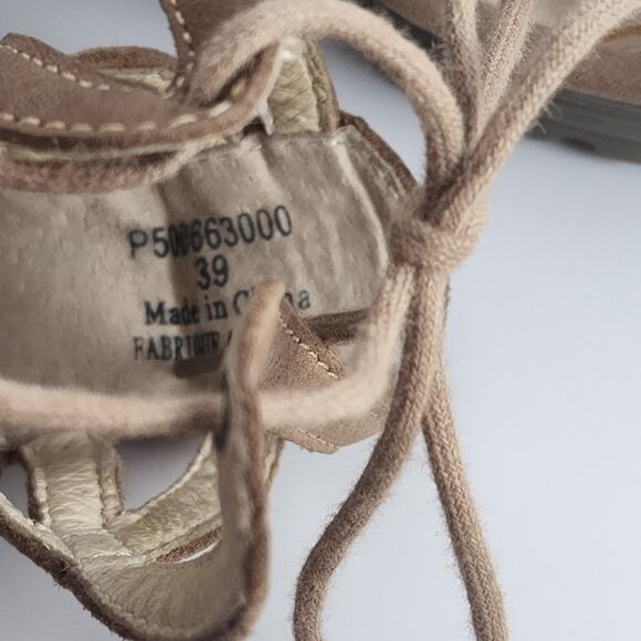 Fly London Yuke Tan Leather Gladiator Sandals - Picture 8 of 10